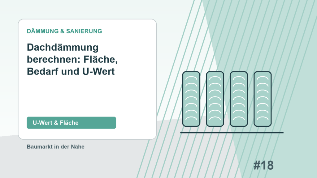 Dachdämmung berechnen: Fläche, Bedarf und U-Wert - redaktionelles Titelbild