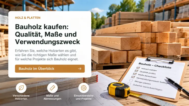 Bauholz kaufen