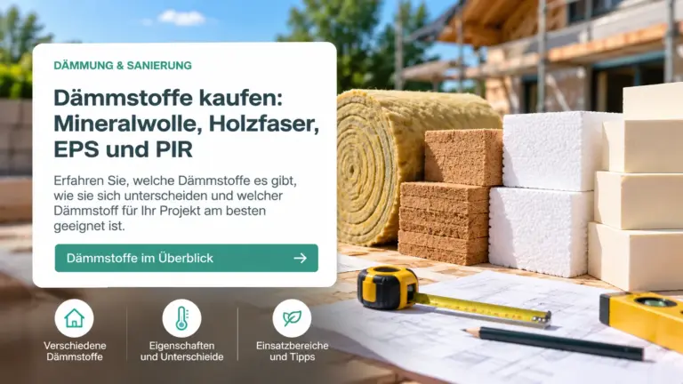 Dämmstoffe kaufen