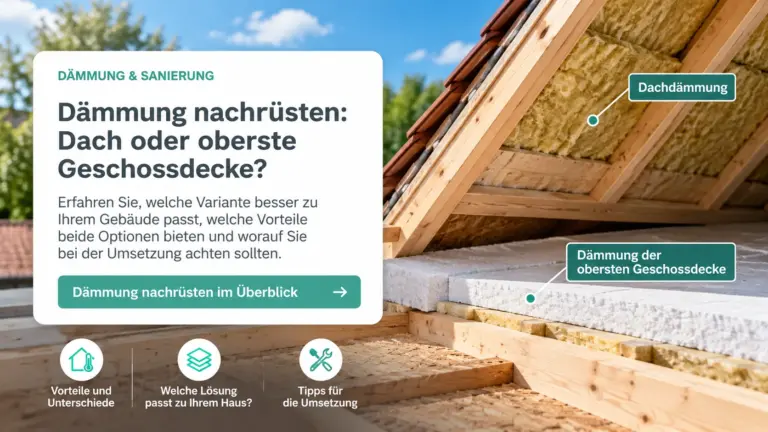 Dämmung nachrüsten