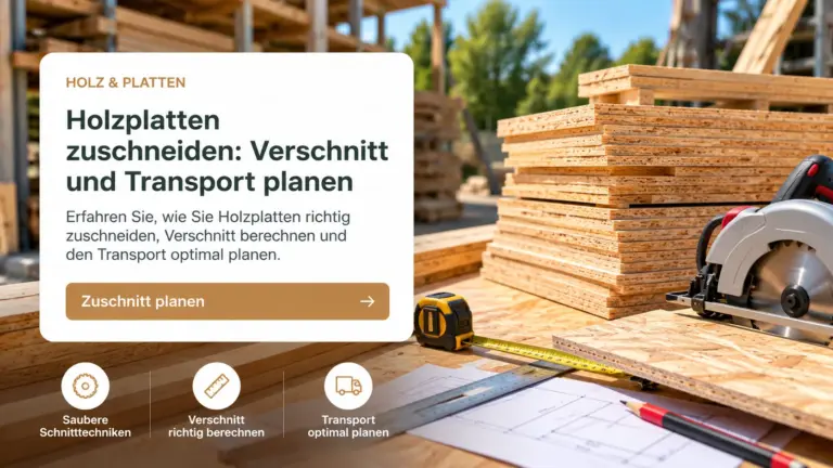 Holzplatten zuschneiden